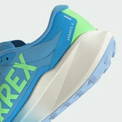 adidas Trailrunning|Laufschuhe<· Terrex Agravic 4 Trail Running Schuh Blue Burst / Off White / Lime Burst