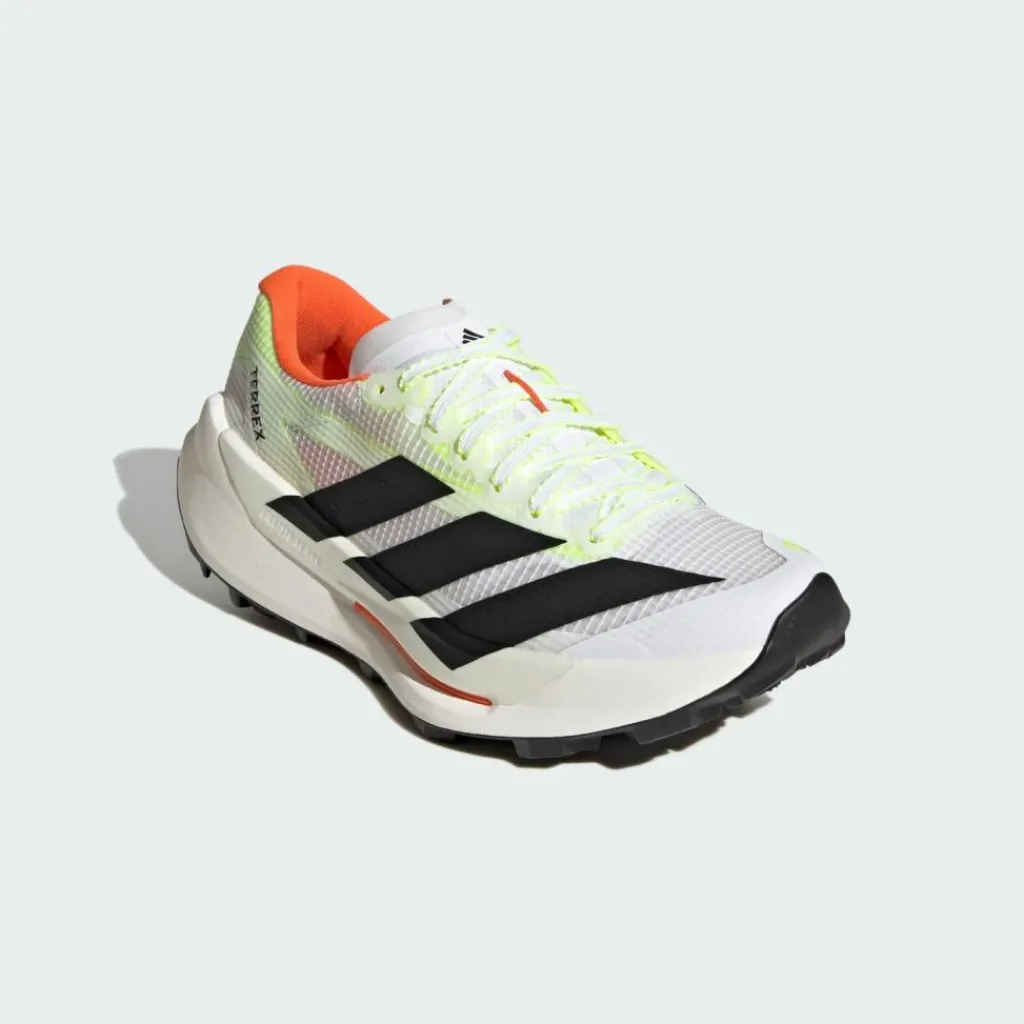adidas Trailrunning|Laufschuhe<· Terrex Agravic TT Trail Running Schuh Cloud White / Core Black / Impact Orange