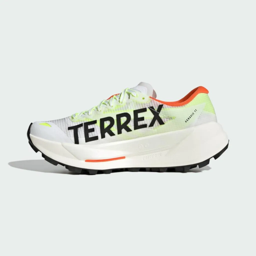 adidas Trailrunning|Laufschuhe<· Terrex Agravic TT Trail Running Schuh Cloud White / Core Black / Impact Orange