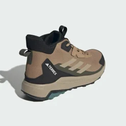 adidas Wanderschuhe<· TERREX Anylander Mid Wanderschuh Cardboard / Blanch Cargo / Shadow Olive
