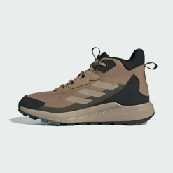 adidas Wanderschuhe<· TERREX Anylander Mid Wanderschuh Cardboard / Blanch Cargo / Shadow Olive