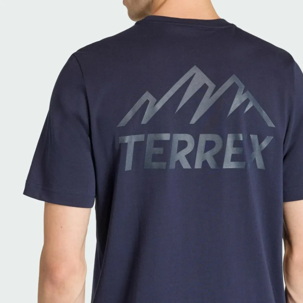 adidas Wanderschuhe<· TERREX MOUNTAIN T-SHIRT MIT GRAFIK Legend Ink