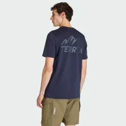 adidas Wanderschuhe<· TERREX MOUNTAIN T-SHIRT MIT GRAFIK Legend Ink