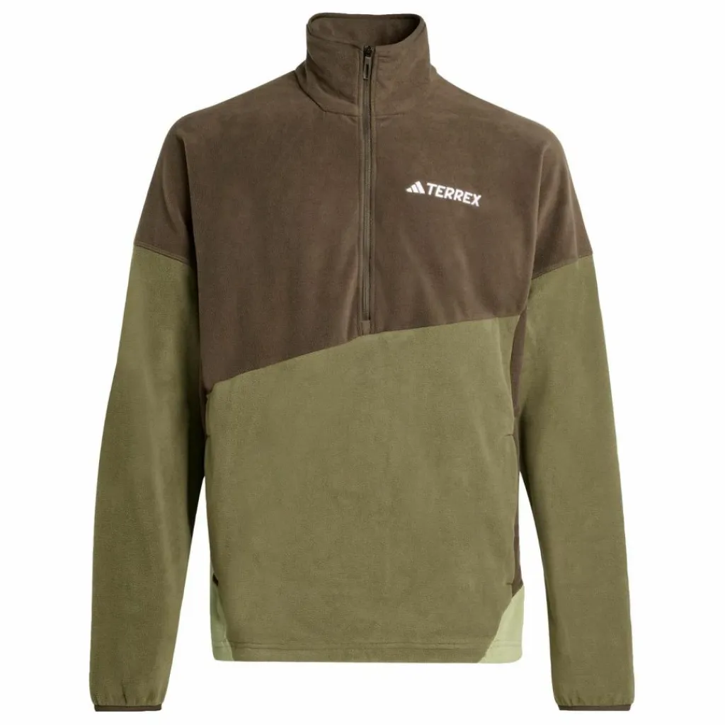 adidas Pullover & Sweats<· Terrex Multi Climawarm Fleece-Anorak Shadow Olive / Olive Strata