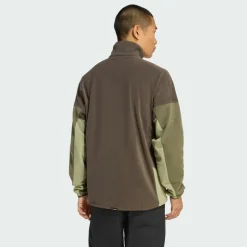 adidas Pullover & Sweats<· Terrex Multi Climawarm Fleece-Anorak Shadow Olive / Olive Strata