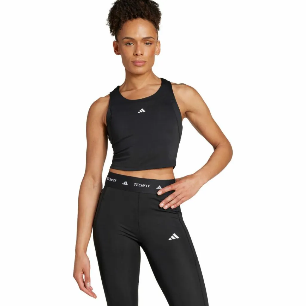 adidas Tops & Tanks<· TF CROP black