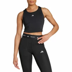 adidas Tops & Tanks<· TF CROP black