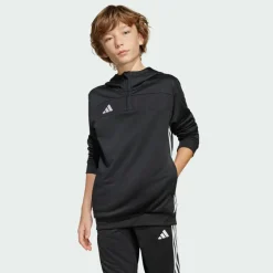 adidas Fußball|Pullover & Sweats<· Tiro 25 Essentials Kids Sweat Hoodie Black / White