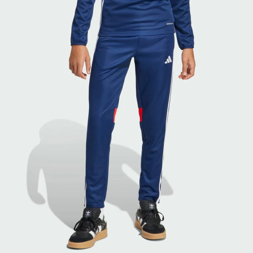 adidas Fußball|Hosen<· Tiro 25 Essentials Kids Trainingshose Team Navy / Red