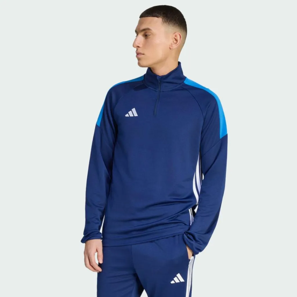 adidas Fußball<· TIRO 26 ESSENTIALS TRAININGSOBERTEIL Dark Blue / Bright Royal / White
