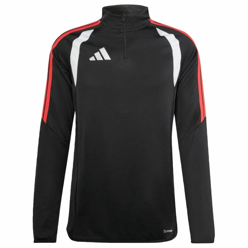 adidas Fußball<· Tiro 26 League Trainingsoberteil Black / Semi Lucid Red