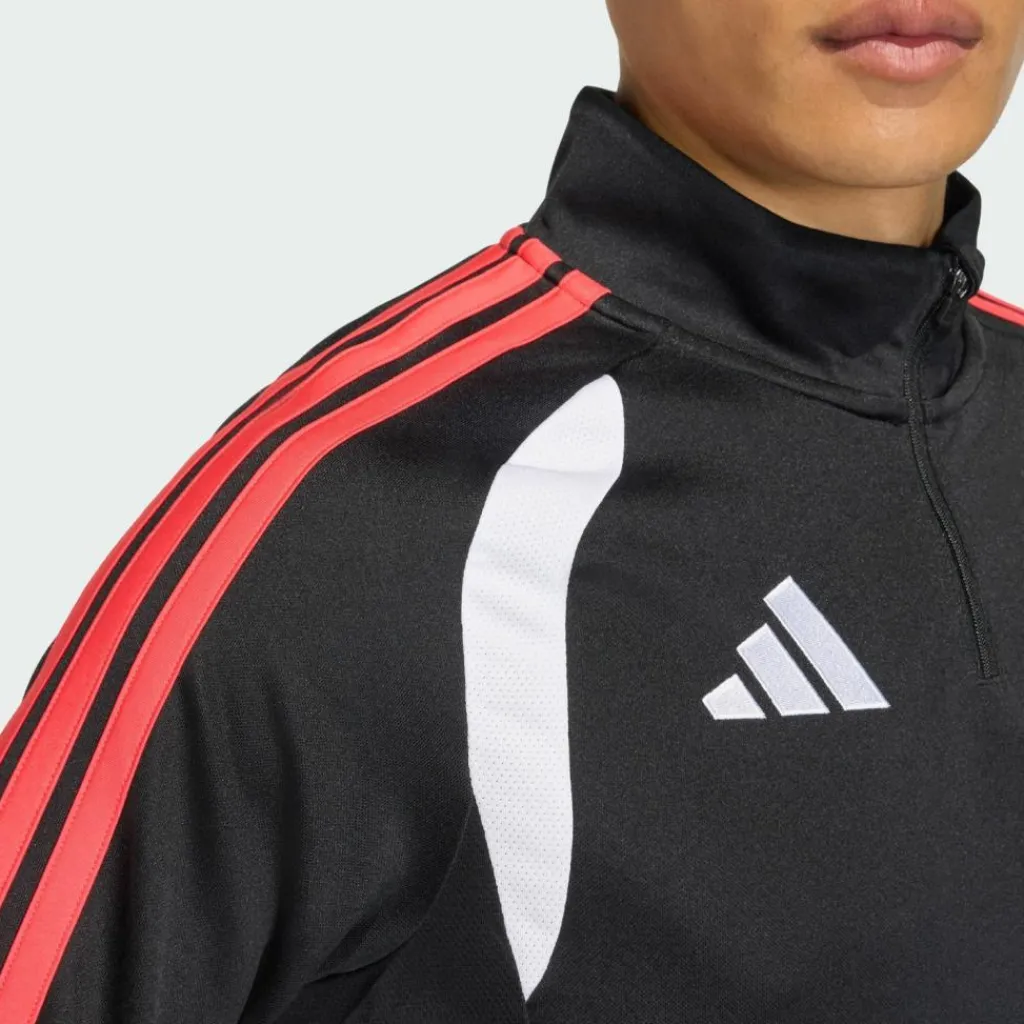 adidas Fußball<· Tiro 26 League Trainingsoberteil Black / Semi Lucid Red