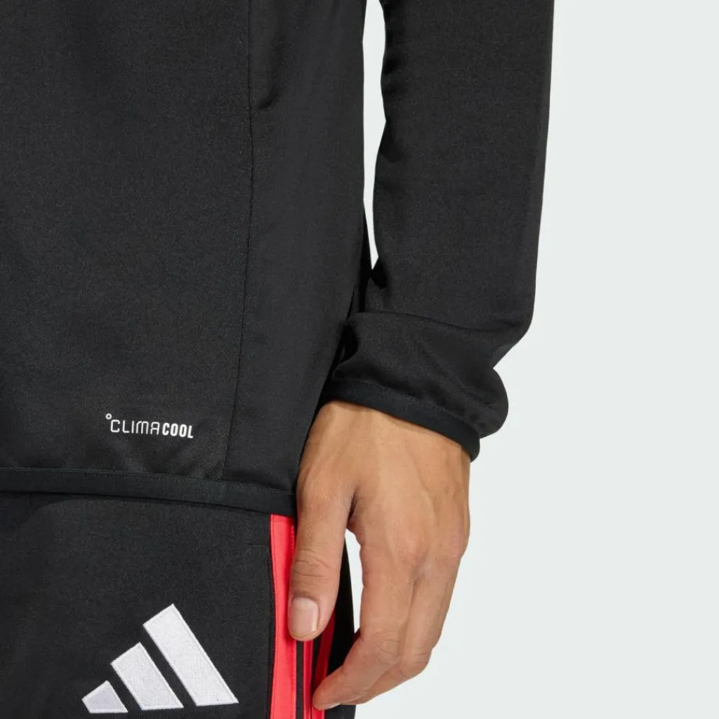 adidas Fußball<· Tiro 26 League Trainingsoberteil Black / Semi Lucid Red