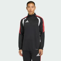 adidas Fußball<· Tiro 26 League Trainingsoberteil Black / Semi Lucid Red