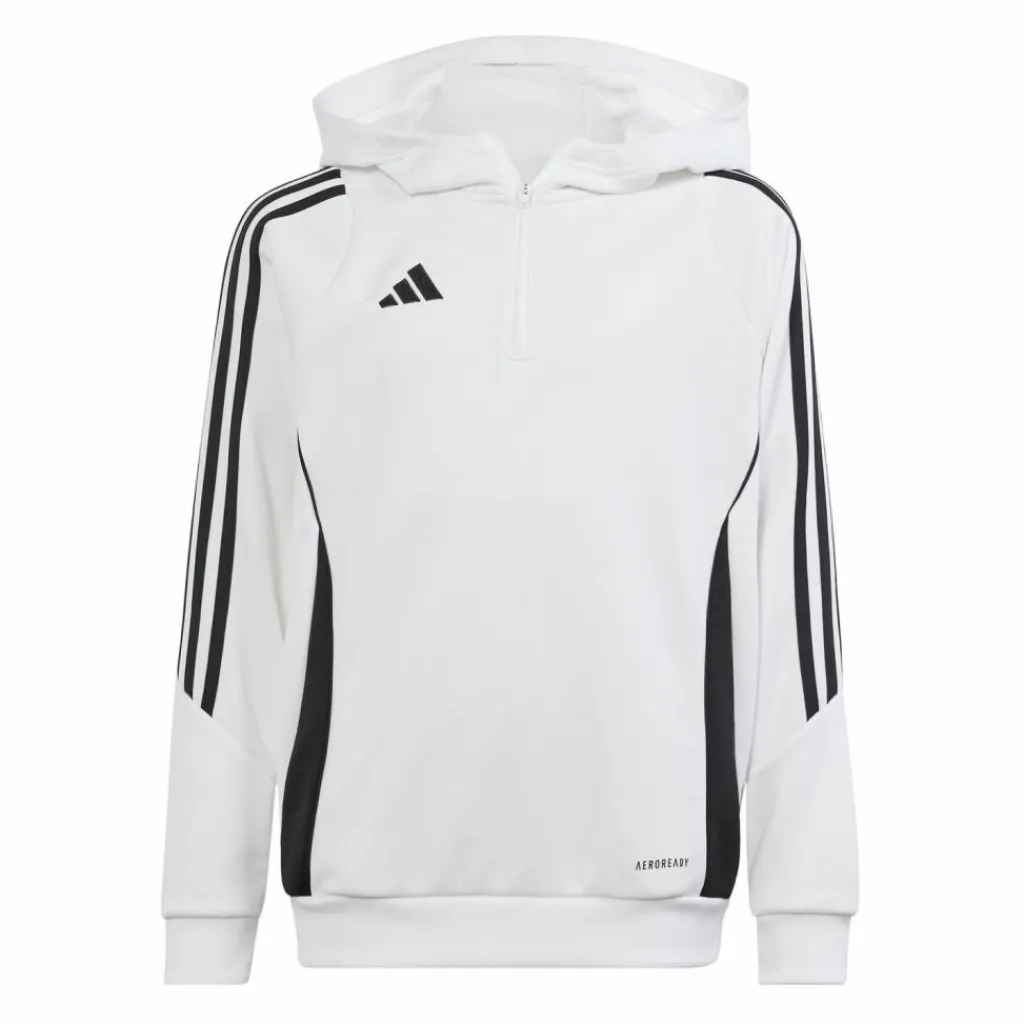 adidas Pullover & Sweats<· Tiro 24 Training Hoody Kids weissschwarz