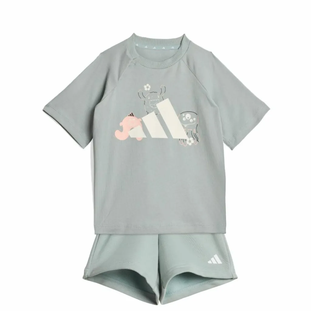 adidas Trainingsanzüge<· TIRO_NSTER T-SHIRT-SET Wonder Sage / White