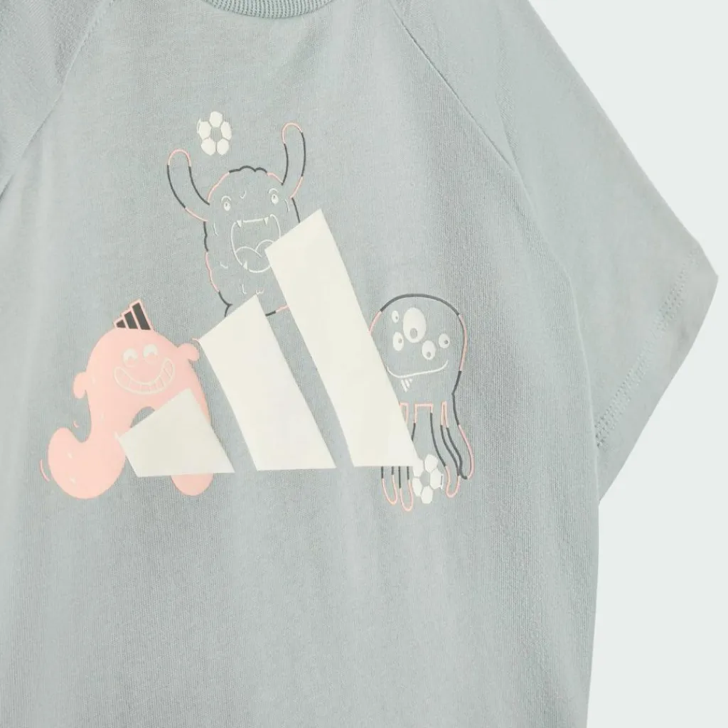 adidas Trainingsanzüge<· TIRO_NSTER T-SHIRT-SET Wonder Sage / White