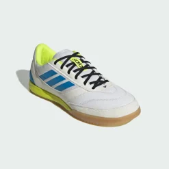 adidas Fußballschuhe|Hallenschuhe<· TOP SALA COMPETITION II Fußballschuh, Cloud White / Lucid Ray Blue / Solar Yellow