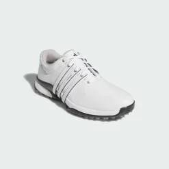 adidas Multifunktionsschuhe<· Tour360 25 Spikeless Golfschuh Cloud White / Collegiate Navy / Lucid Red
