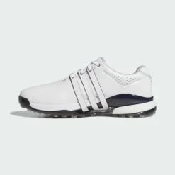 adidas Multifunktionsschuhe<· Tour360 25 Spikeless Golfschuh Cloud White / Collegiate Navy / Lucid Red