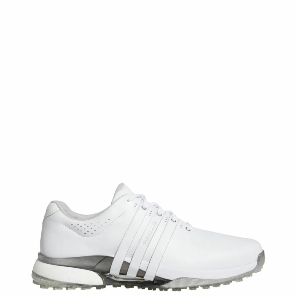 adidas Multifunktionsschuhe<· Tour360 25 Spikeless Golfschuh Cloud White / Cloud White / Silver Metallic