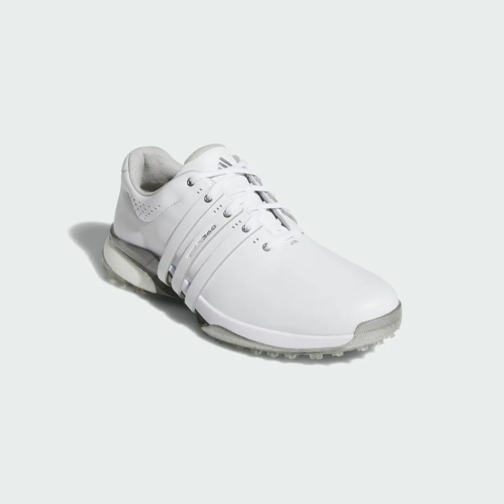 adidas Multifunktionsschuhe<· Tour360 25 Spikeless Golfschuh Cloud White / Cloud White / Silver Metallic