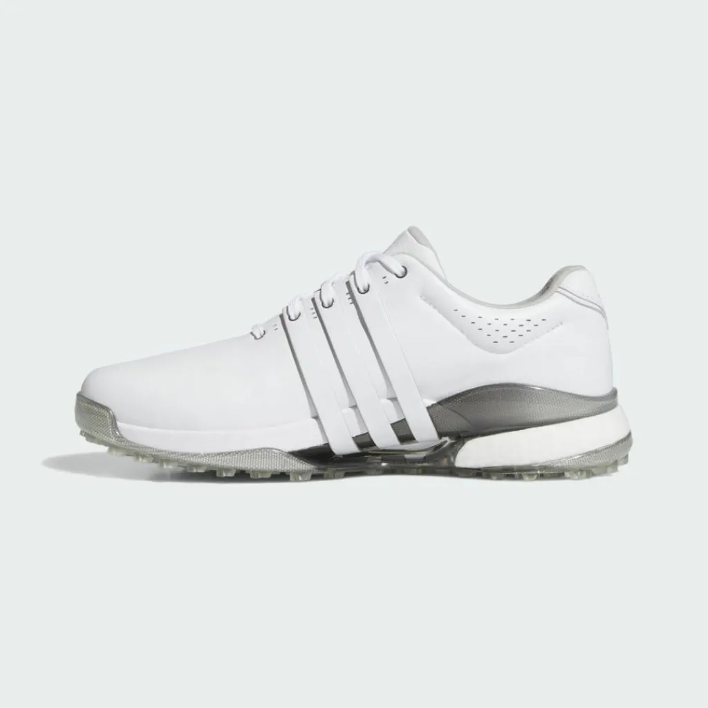adidas Multifunktionsschuhe<· Tour360 25 Spikeless Golfschuh Cloud White / Cloud White / Silver Metallic