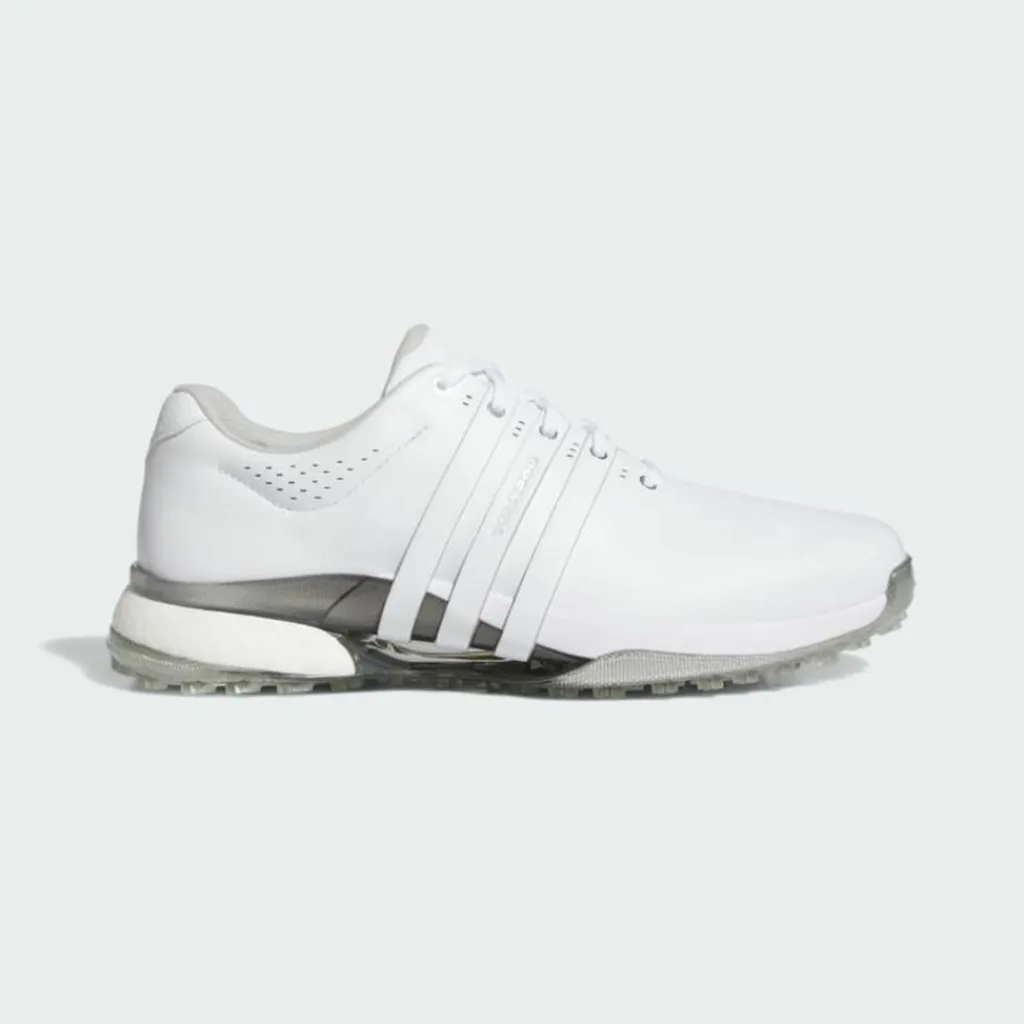 adidas Multifunktionsschuhe<· Tour360 25 Spikeless Golfschuh Cloud White / Cloud White / Silver Metallic