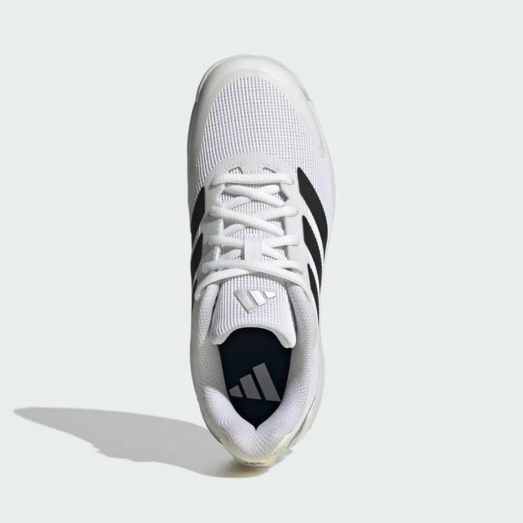 adidas Tennis|Tennis<· Ubersonic Kids Tennisschuh Cloud White / Core Black / Silver Metallic