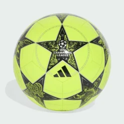 adidas Bälle<· UCL Club 25/26 League Stage Ball Solar Yellow / Black / Silver Metallic