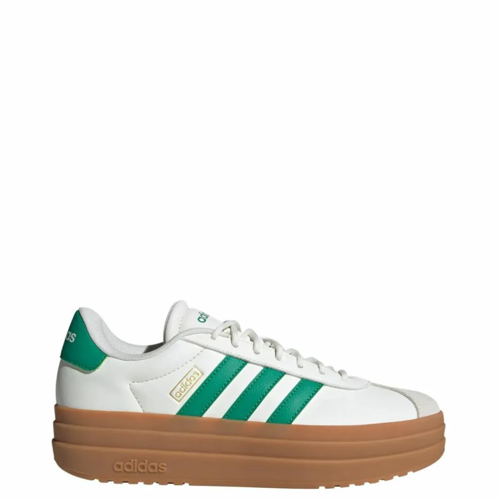 adidas Fitnessschuhe<· VL Court Bold Schuh Core White / Court Green / Gold Metallic