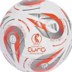 adidas Bälle<· W EURO25 LGE F white-silvmt-luclem