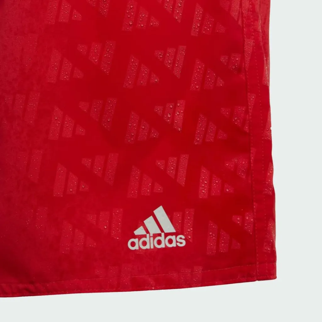 adidas Schwimmen<· Water-Reactive Kids Badeshorts Semi Lucid Red / White