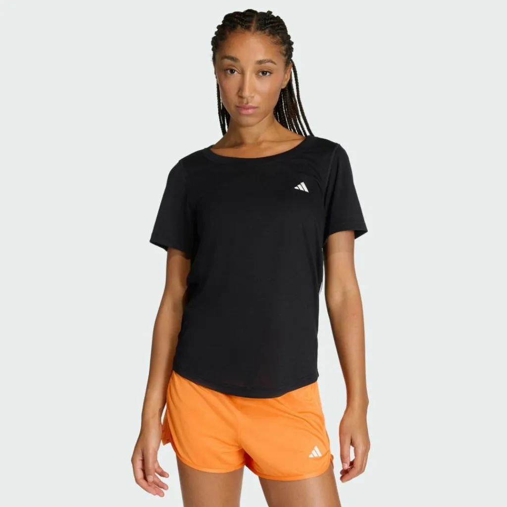 Outlet · Workout Essentials T-Shirt mit tiefem Damen Training|Shirts