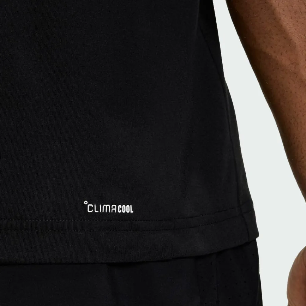 adidas Shirts<· WORKOUT ESSENTIALS FEELREADY T-SHIRT Black