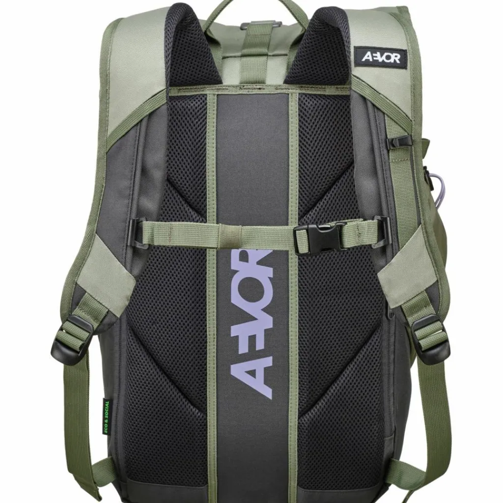 AEVOR Rucksäcke|Rucksäcke<· Rucksack Roll Pack violett sage