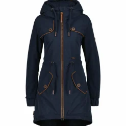 ALIFE AND KICKIN Winterjacken<· CHARLOTTE II COAT navy