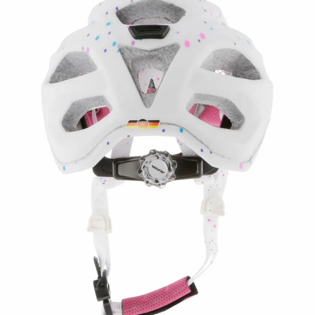 ALPINA Fahrradhelme|Radsport<· Carapax Jr. weiß-bunt