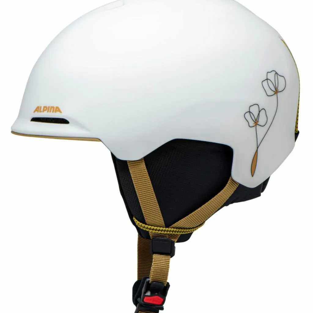 ALPINA Skihelme<· CARNIA white-prosecco matt