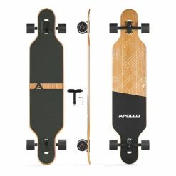 Apollo Skateboarding<· Black Bali Power Slide schwarz-weiß