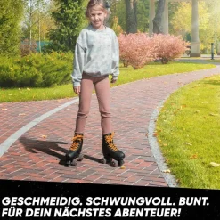 Apollo Inlineskating<· Classic Roller Retro lunanova-schwarzgold