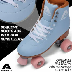 Apollo Inlineskating<· Classic Roller Retro nightfever-blue