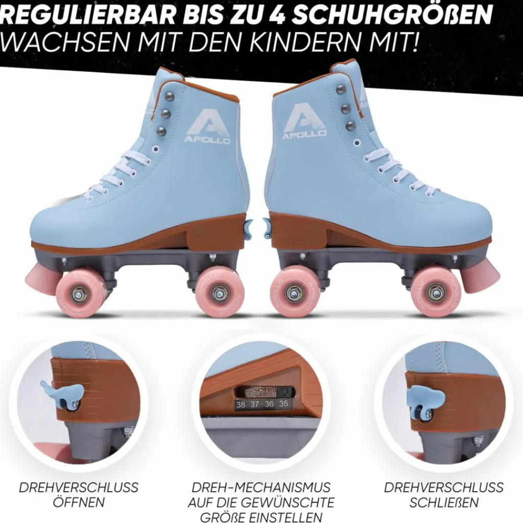 Apollo Inlineskating<· Classic Roller Retro nightfever-blue