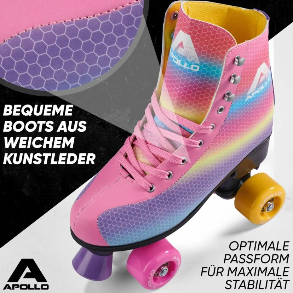 Apollo Inlineskating<· Classic Roller Retro dancingqueen-rainbow