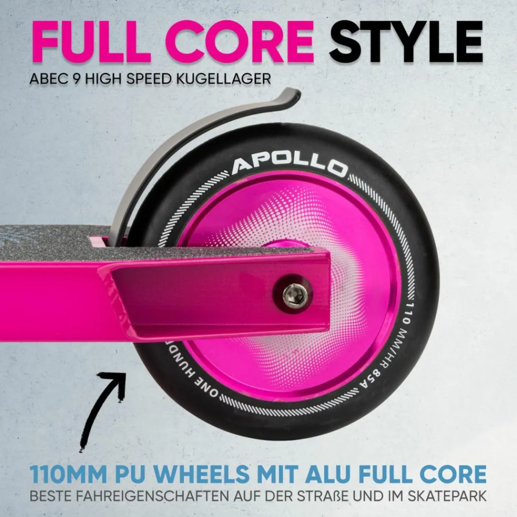Apollo Skateboarding<· Eagle Pink