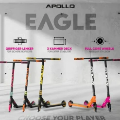 Apollo Skateboarding<· Eagle Pink