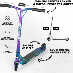 Apollo Skateboarding<· Genesis Pro X - Full rainbow