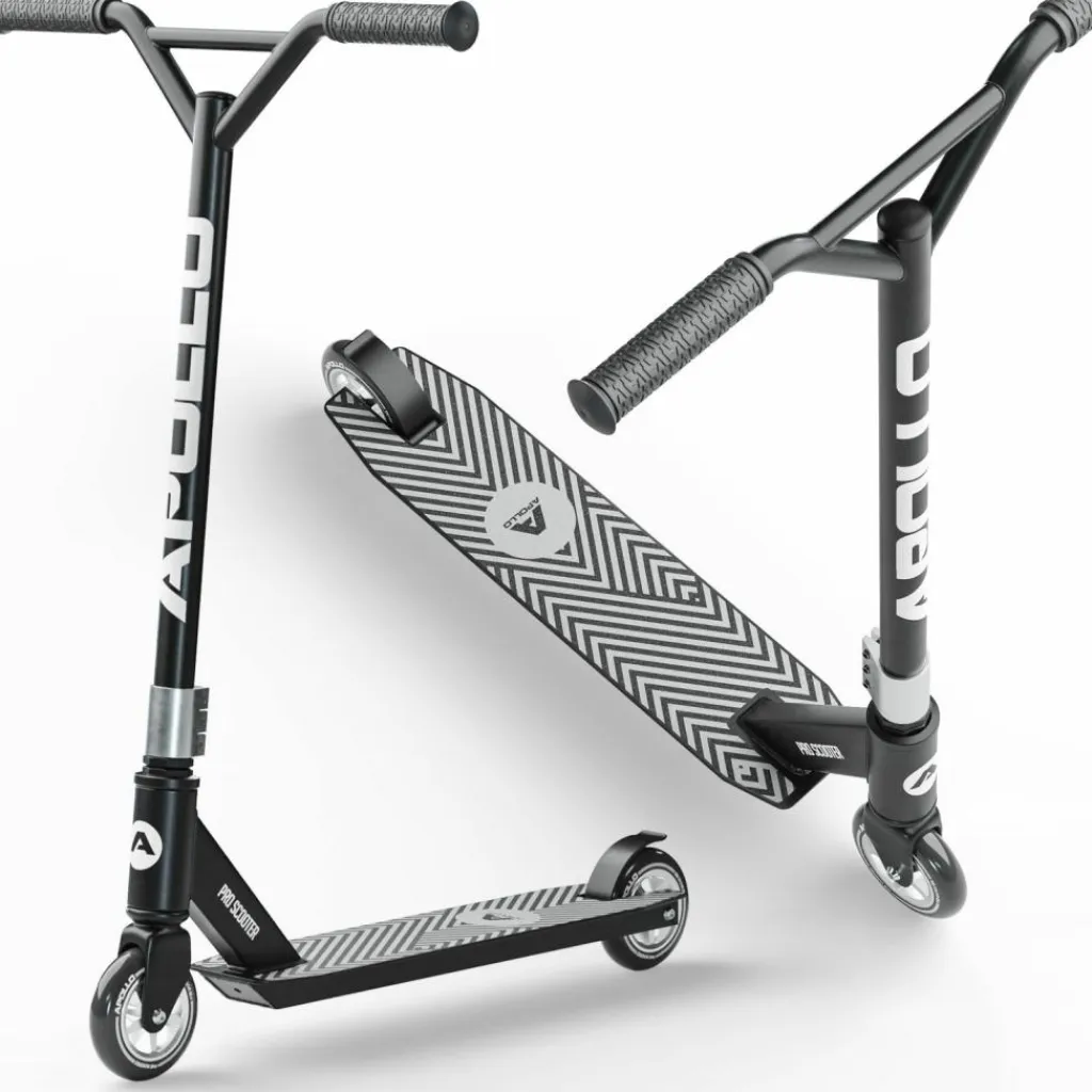 Apollo Skateboarding<· Genius Pro 4.0 schwarz-silber
