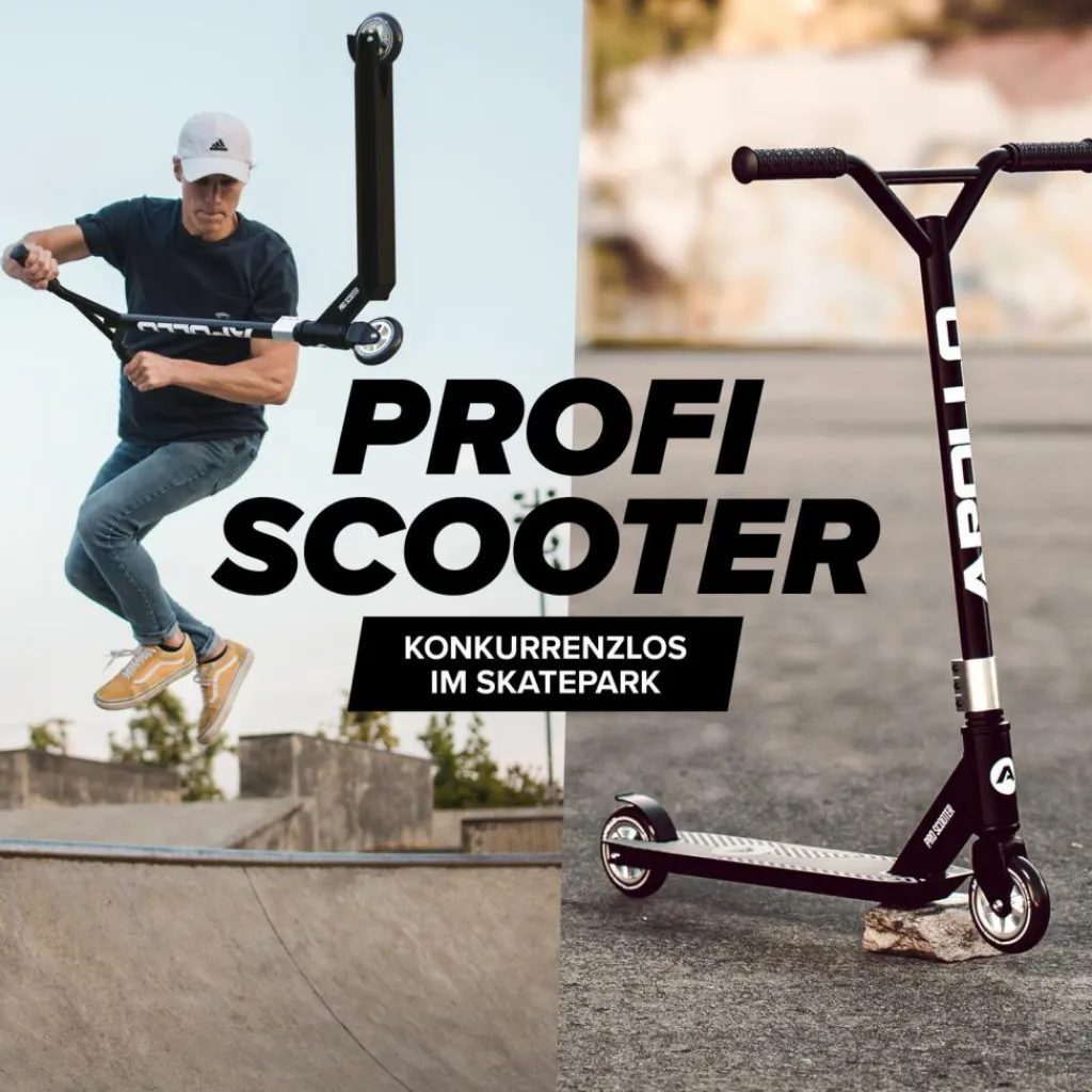 Apollo Skateboarding<· Genius Pro 4.0 schwarz-silber