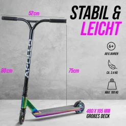 Apollo Skateboarding<· Hawk full-rainbow